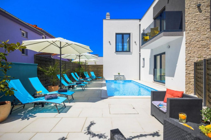 Perfekter Urlaub in der Nähe des Meeres, Vila Valla Studio Apartments Fažana, mit Pool in der Nähe des Meeres, Valbandon, Istrien, Kroatien Valbandon